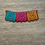 On A Whim Hats Fiesta Banner Iron-On Patch