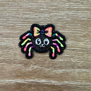 On A Whim Hats Glitter Bow Spider Iron-On Patch