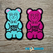 On A Whim Hats Gummy Bear Buddies Iron-On Patch Duo