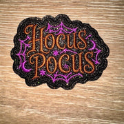 On A Whim Hats Hocus Pocus Spiderweb Glitter Iron-On Patch