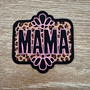 On A Whim Hats Leopard Mama Iron-On Patch