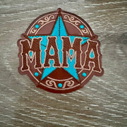 On A Whim Hats Mama Star Iron-On Patch