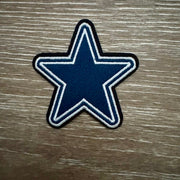 On A Whim Hats Navy Star Iron-On Patch