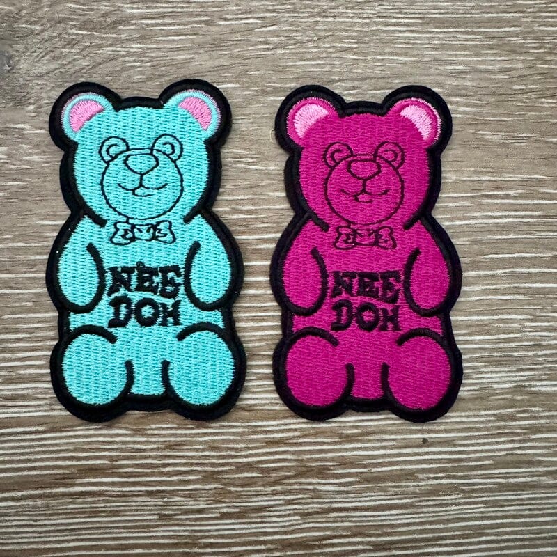 On A Whim Hats Nee-Doh Bear Buddies Iron-On Patch