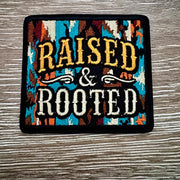 On A Whim Hats Raised & Rooted Iron-On Patch