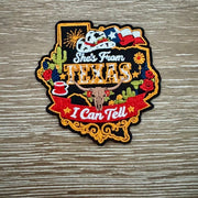 On A Whim Hats She's From Texas Iron-On Patch