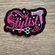 On A Whim Hats Stylist Iron-On Patch