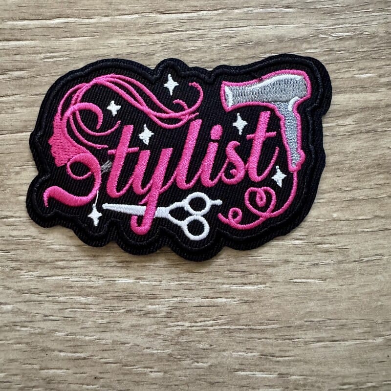 On A Whim Hats Stylist Iron-On Patch