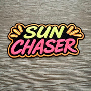 On A Whim Hats Sun Chaser Retro Iron-On Patch