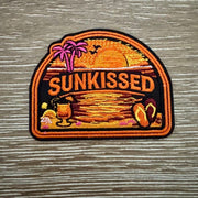 On A Whim Hats Sunkissed Retro Sunset Iron-On Patch