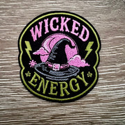 On A Whim Hats Wicked Energy Witch Hat Iron-On Patch