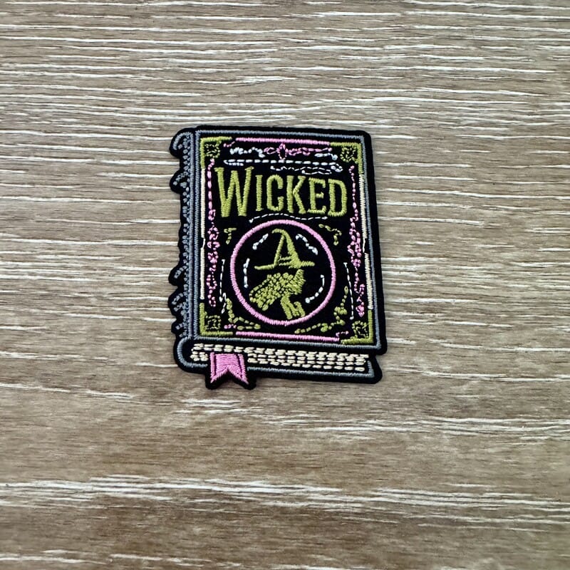 On A Whim Hats Wicked Witch Spellbook Iron-On Patch