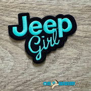 On A Whim Hats Jeep Girl Iron-On Patch