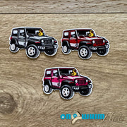 On A Whim Hats Jeepish Iron-On Patch