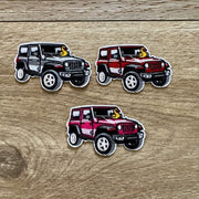 On A Whim Hats Jeepish Iron-On Patch
