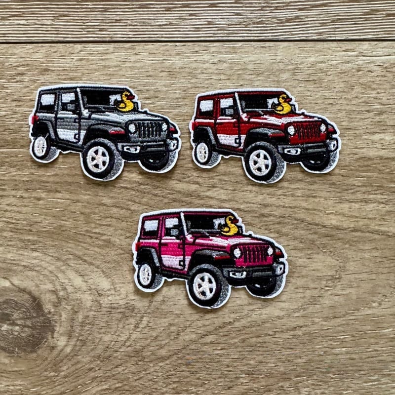 On A Whim Hats Jeepish Iron-On Patch