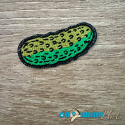 On A Whim Hats Just a Pickle Iron-On Patch