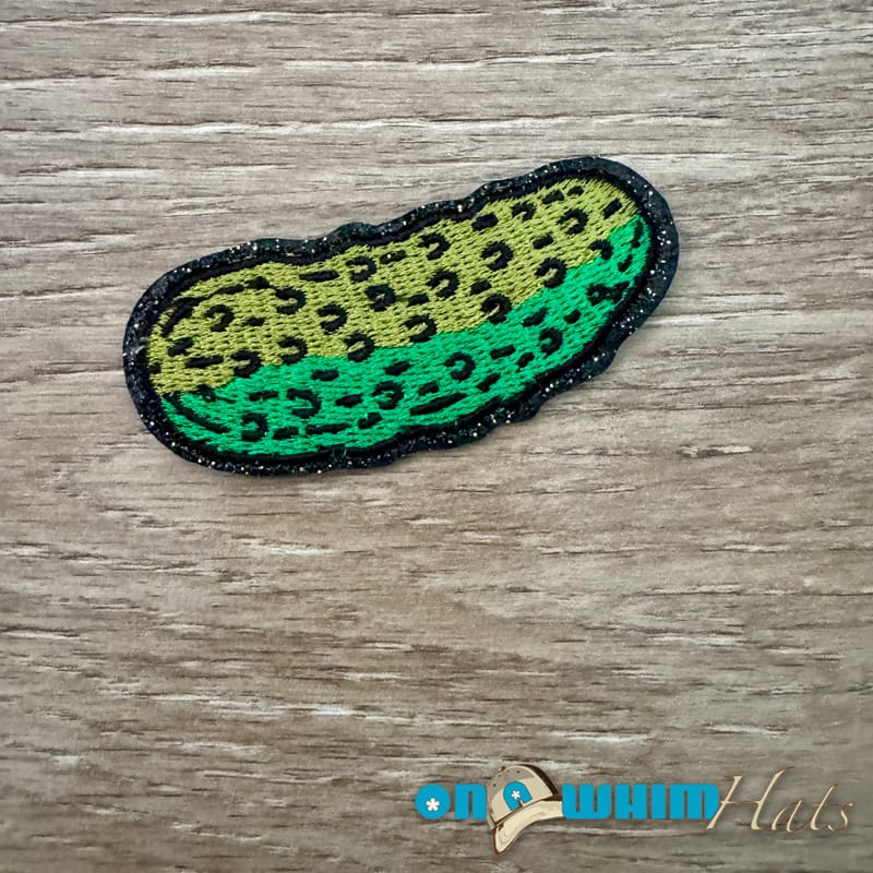 On A Whim Hats Just a Pickle Iron-On Patch