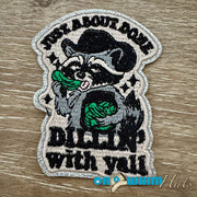On A Whim Hats Just about Done Iron-On Patch