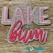 On A Whim Hats Lake Bum Iron-On Patch