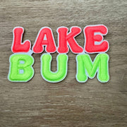 On A Whim Hats Lake Bum Iron-On Patch