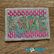On A Whim Hats Lake Life Iron-On Patch