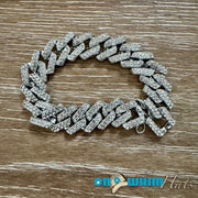 On A Whim Hats Large Silver Rhinestone Hat Chain