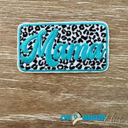 On A Whim Hats Leopard Mama Iron-On Patch