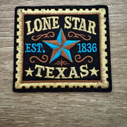On A Whim Hats Lone Star Iron-On Patch