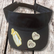 On A Whim Hats Love Golfing Visor