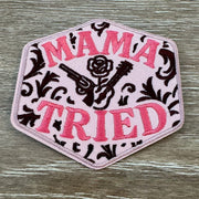 On A Whim Hats Mama Tried Iron-On Patch