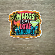 On A Whim Hats Margs is My Love Language Iron-On Patch
