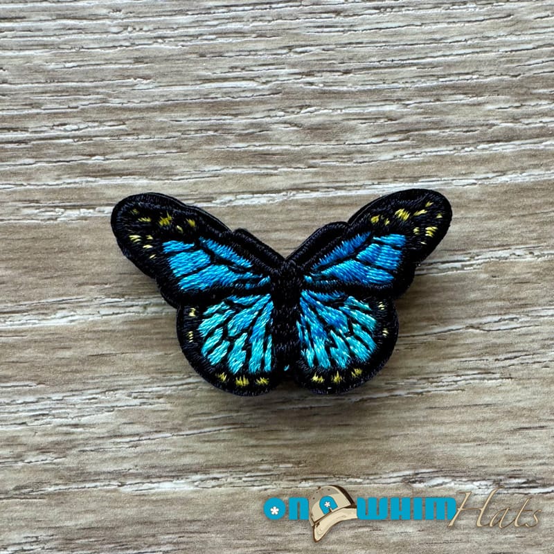 On A Whim Hats Mini Butterfly Iron-On Patch