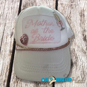 On A Whim Hats Mother of the Bride Handmade Trucker Hat