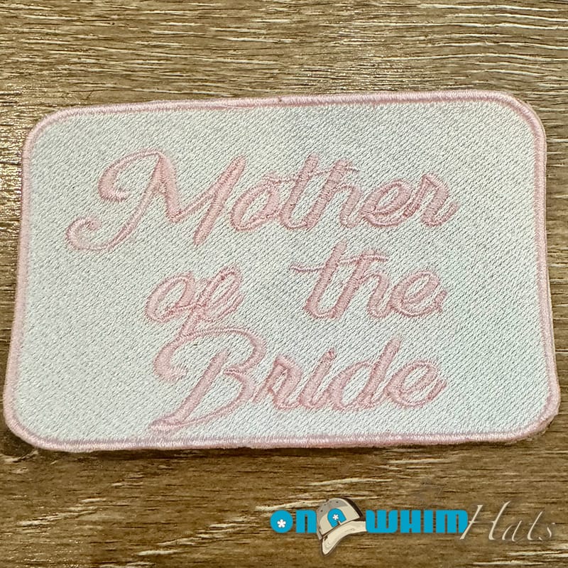 On A Whim Hats Mother of the Bride Iron-On Patch