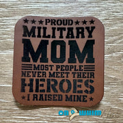 On A Whim Hats My Hero Iron-On Leatherette Patch