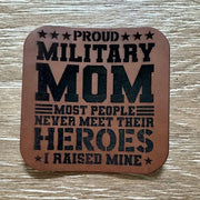 On A Whim Hats My Hero Iron-On Leatherette Patch