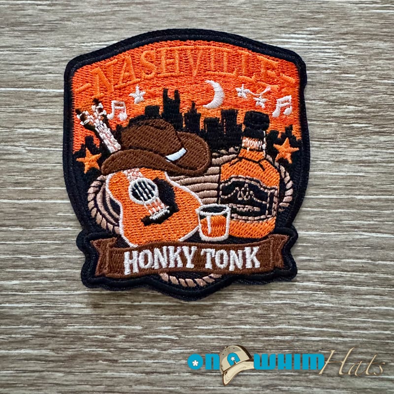 On A Whim Hats Nashville Iron-On Patch