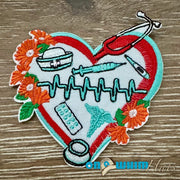 On A Whim Hats Nurse Iron-On Patch
