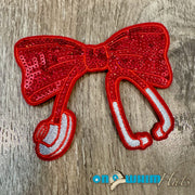 On A Whim Hats Nurse Sequin Iron-On Patch
