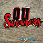 On A Whim Hats OU Sooners Iron-On Patch