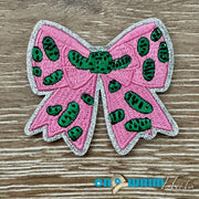 On A Whim Hats Pickle Bow Iron-On Patch