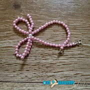 On A Whim Hats Pink Hat Chain with Bow