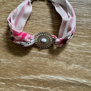 On A Whim Hats Pink Scarf Hat Chain