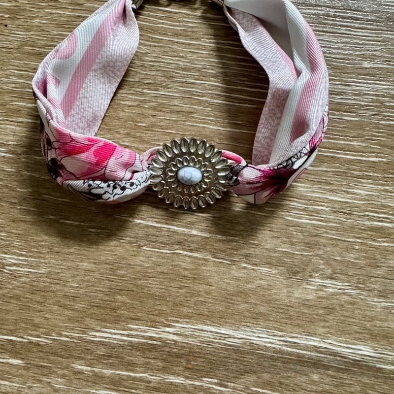 On A Whim Hats Pink Scarf Hat Chain