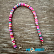 On A Whim Hats Pink Vibrant Hat Chain