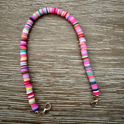 On A Whim Hats Pink Vibrant Hat Chain
