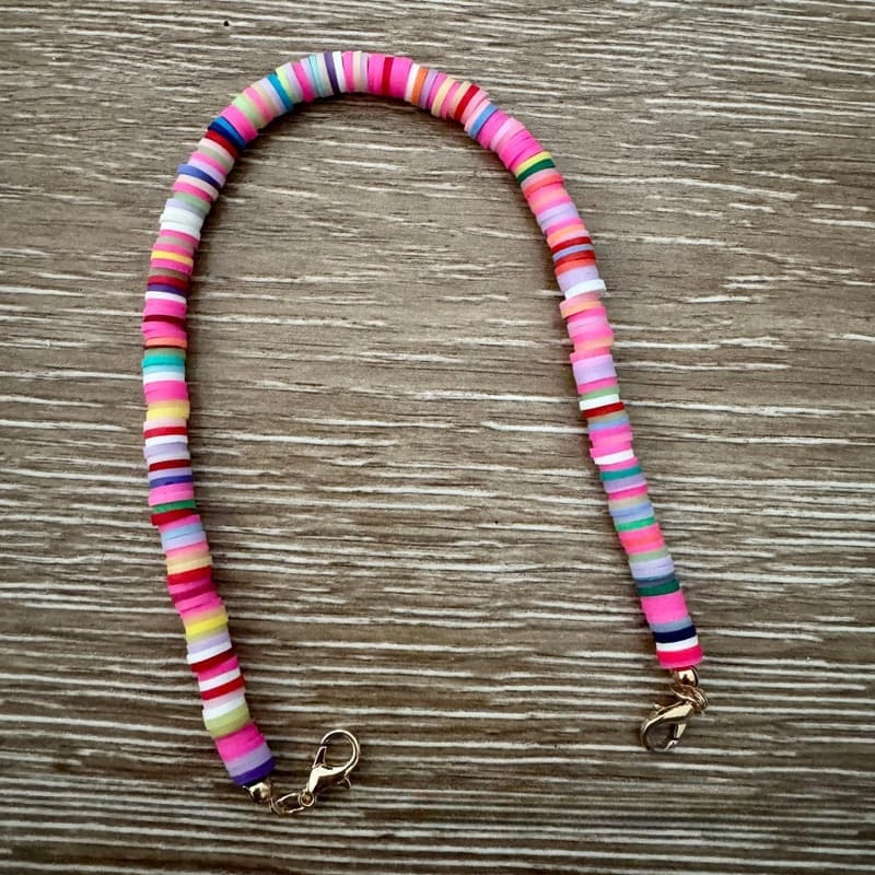 On A Whim Hats Pink Vibrant Hat Chain