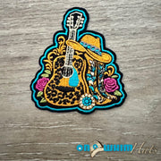 On A Whim Hats Play Me Some Country Iron-On Patch