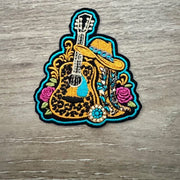 On A Whim Hats Play Me Some Country Iron-On Patch